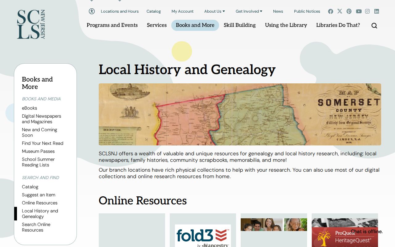 Hillsborough city directory research at the SCLSNJ local-history and genealogy collection